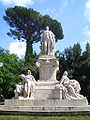 Rom: Goethe-Denkmal im Park der Villa Borghese