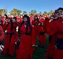 Fans at the Most Wuthering Heights Day Ever in Melbourne Australia, 2016.
