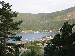View of the village of Kyrksæterøra