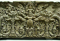 Lintel, Preah Ko style, late 9th century