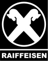 Former Raiffeisen logo with the house gable motif
