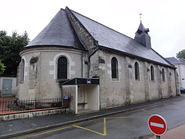 The church of Saint-Etienne, in Lussault-sur-Loire