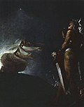 Johann Heinrich Füssli, Macbeth and Banquo with the witches, 1793–64