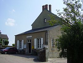 The town hall in Gâcogne