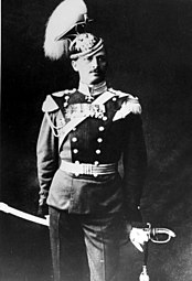 Baron Carl Gustaf Emil Mannerheim with the Gold Sword for Bravery