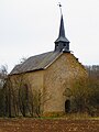 Ruine der Kapelle Marcourt (Merchen) in der Flur Treywies (Treywiese)