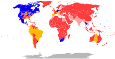 World map illustrating the legality of cannabis