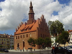 Town hall and marketplace