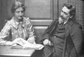 Flinders Petrie and Hilda Petrie in 1903.