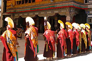 Monks at Shigatse