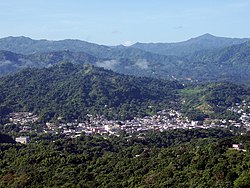 View of Utuado Pueblo from Sabana Grande