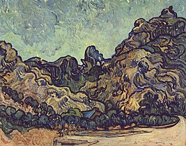 Vincent van Gogh: Les Alpilles (1889). collection J. K. Thannhauser