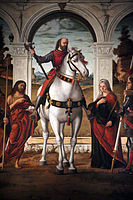 San Vitale on horse (1514)