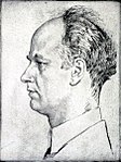 Wilhelm Furtwängler, conductor (1928) (etching with drypoint, printed with tone)