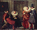 Holland, 1615 (Elegant Couples Courting by Willem Pieterszoon Buytewech)