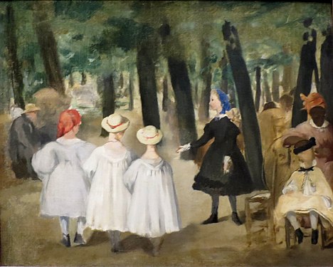 Children in the Tuileries Garden (1862) by Édouard Manet