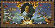Postal stamp in memory of Duke Jacob