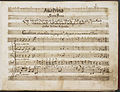 Image 8 Griselda (A. Scarlatti) Manuscript: Alessandro Scarlatti Griselda is an opera seria in three acts by the Italian composer Alessandro Scarlatti. First performed in 1721, it is based on the story of Patient Griselda from Giovanni Boccaccio's Decameron. The libretto is by Apostolo Zeno, with revisions by an anonymous author. This manuscript copy by Scarlatti, held at the British Library, is of act one, scene one. More selected pictures