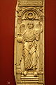 Byzantine ivory, half of a diptych, early 6th century