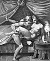 Gott Jupiter und Göttin Juno, von Agostino Carracci (1557–1602)