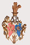 Cartouche with the coat of arms of the January Uprising, 19th century