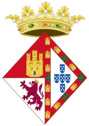 Coat of arms as queen dowager