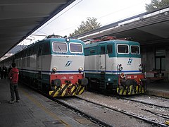 FS Class E.656 and FS Class E.646 at Trieste Centrale.