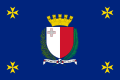 The Presidential Flag of Malta was introduced by a proclamation dated 12 December 1988. This flag is flown on the President's official residences and offices and on all occasions at which the president is present. It has the same proportions as the National Flag and consists of a blue field with the Emblem of Malta at its centre; and a Maltese Cross in gold in each corner.
