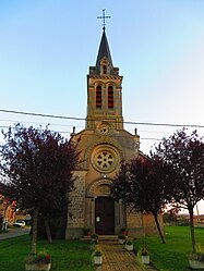 The church in Frémery