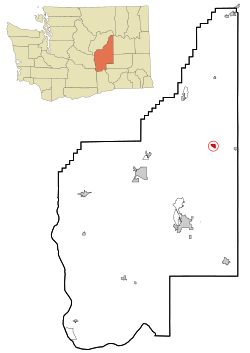 Location of Wilson Creek, Washington