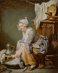The Laundress (La Blanchisseuse), 1761