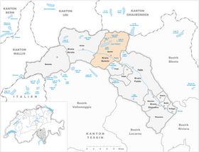 Karte von Ambrì