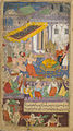Folio from the Ramayana of Valmiki (The Freer Ramayana), 1597–1605
