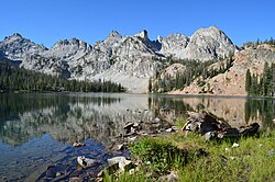 Alice Lake in the Sawtooth National Recreation Area in Blaine County.