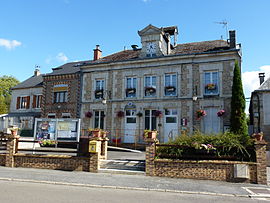 The town hall in Launois-sur-Vence