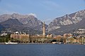 View of Lecco from Lake Como.