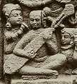 Hindu, Buddhist. Borobudur (buried section), 1890–1891. Lute resembling modern sapeh.