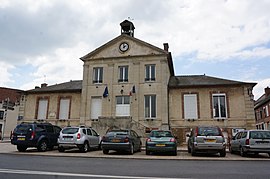 The town hall in Montmort-Lucy