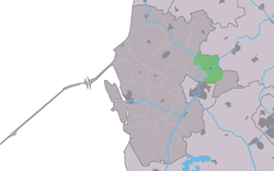 Location in the former Wûnseradiel municipality