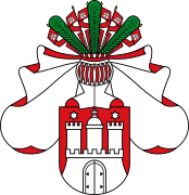 Mittleres Wappen der Freien und Hansestadt Hamburg