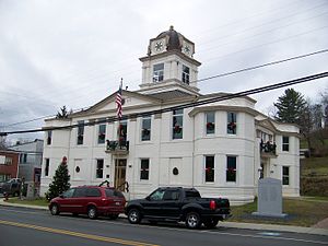 Old Mitchell County Courthouse in Bakersville