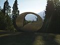 „Roue Oriflamme“/„Goldflammendes Rad“ (1962) auf dem Monte Verità
