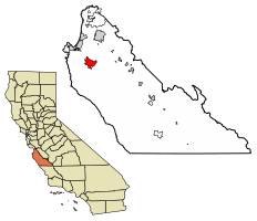 Location of Carmel Valley in Monterey County and the state of California