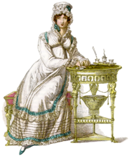 Morning dress, Ackermann, 1820