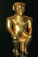Statuette of a Quimbaya cacique [es] (200–1000 AD)[9]