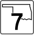 State Highway 7 marker