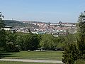 Great view over Prague from Riegrovy sady