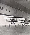 Erprobung der Sopwith Camel N6814 als Bordflugzeug des Luftschiffs HMA R.23
