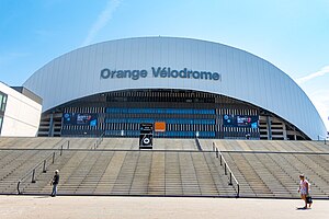Außenansicht des Stade Vélodrome (2021)