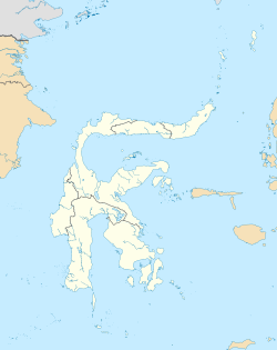 Map showing the location of Rawa Aopa Watumohai National Park